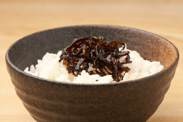 昆布の佃煮のご飯