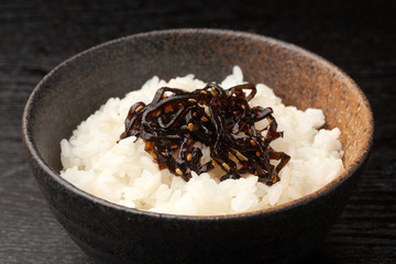 昆布の佃煮のご飯