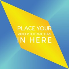 Cover Design with geometric shape and gradient color