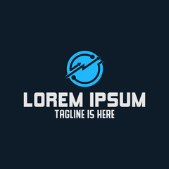 The statistical logo design is blue on a dark background.