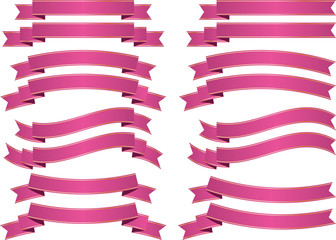 Obraz premium リボンのイラスト素材集