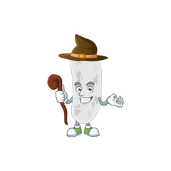 sneaky and tricky Witch gemmatimonadetes cartoon drawing concept