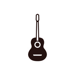 Guitar graphic design template vector isolated