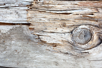 A view of a weathered plank of wood, as a background.