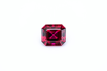 Red Gemstones Isolated