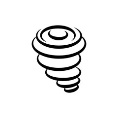 Tornado vector graphic design illustration