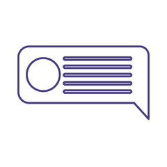 speech bubble texting chat web media isolated icon design