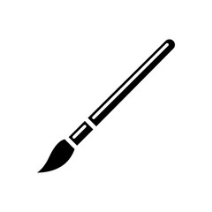 Paint brush, canvas icon
