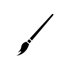 Paint brush, canvas icon