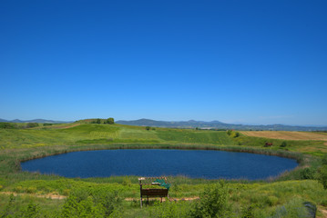 lakes created by meteorite fall ,Twin lakes Zerelia or Zirelia are two circular lakes, located 4 km...