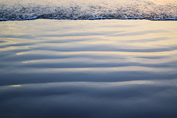 The imprints of the Sea at Goa - India