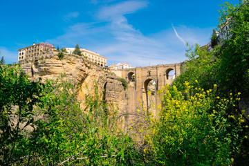 Fototapeta na wymiar Bridge in Ronda Spain