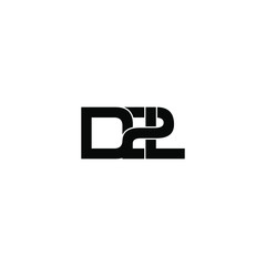 d2l letter original monogram logo design