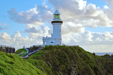 Fototapeta na wymiar lighthouse on Byron Bay