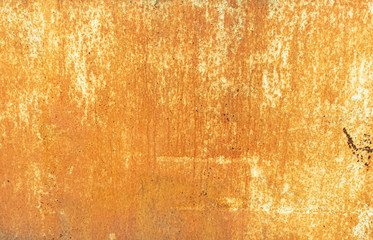 old scratched rusty iron wall, backgrounds, textures