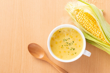コーンスープ