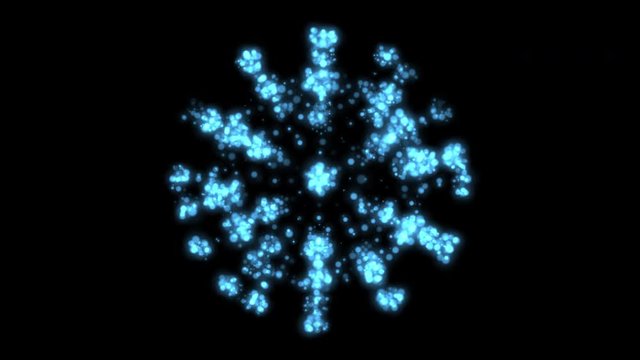 Particles floating around gathered together Be in bacteria cell shape for science, technology and medical with Alpha channel background for fixing
