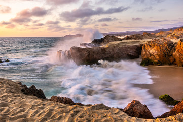 fuerza de las olas