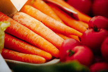 Carrots at Farmers' market