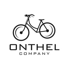Fototapeta premium classic bicycle logo design