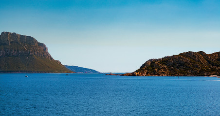 Fototapeta na wymiar Isola Tavolara Olbia Sardinia