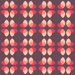 Clear geometric forms. Abstract vector seamless pattern.