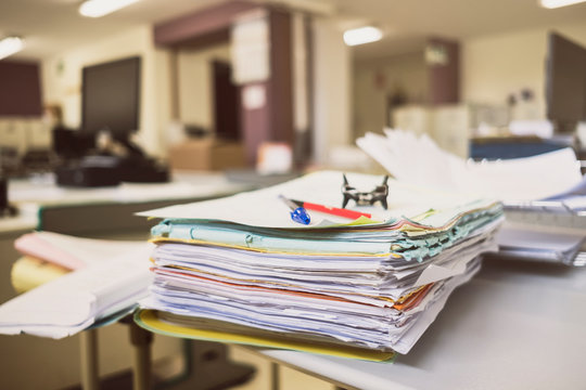 Work accumulation on desk
