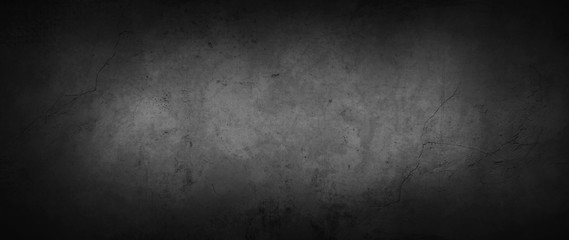 Abstract grunge vintage cement Wall Background with grey color. old Cement. Concrete with Rough Texture, Dark wallpaper, Space For Text, use for Decorative design for web page banner  wallpaper