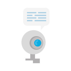 camera web device isolated icon vector illustration design