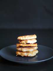 Oatmeal pancakes, homemade Breakfast pastries,