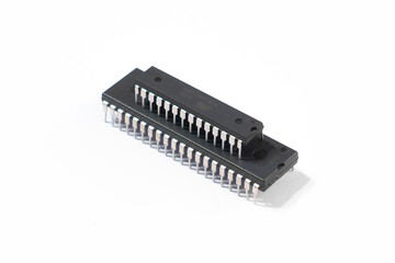 Microchip dip panel isolated on white background