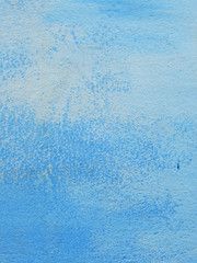 blue paint on concrete wall texture