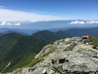 Japan Southern Alps Mount Shiomi 日本　南アルプス　塩見岳