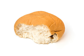 Bread isolated on a white background.