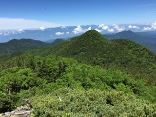Fototapeta premium Japan Southern Alps Mount Shiomi 日本 南アルプス 塩見岳
