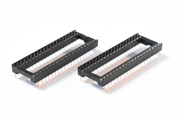 Microchip dip panel isolated on white background