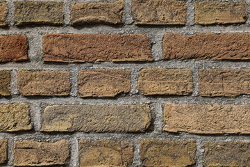 A brick red wall, abstract wallpaper