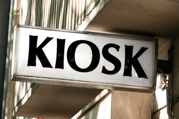 Kiosk Schild