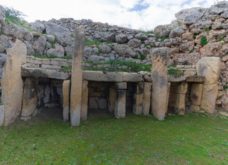 Inside the megalithic temples of Malta- Ggantija