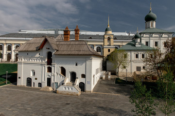 Ancient building in center of Moscow in Russia