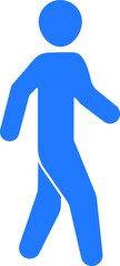 walk man icon. human walking icon