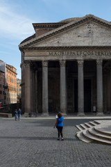 Obraz premium Pantheon in Rome without people
