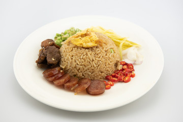 Rice Seasoned with Shrimp Paste