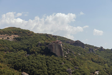 Monastery in the mountains of Greece