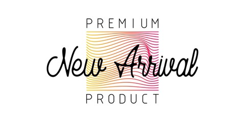 Premium Product New Arrival Tag Quality Production Badges, clothing tags, elegant line design