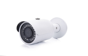 Security Camera CCTV isolated on white background.