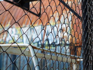 сетка забор ангар