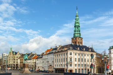 Naklejka premium Hojbro Square, Copenhagen, Denmark