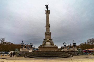 Obraz premium Monument aux Girondins in Bordeaux, France