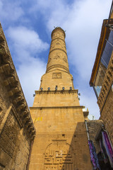 Mardin city in Turkey. Ulu Mosque in Mardin.